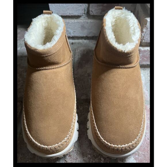 Ugg Venture Daze Ultra Mini UGGplush Lined Platform Bootie Size 11 - Picture 2 of 7